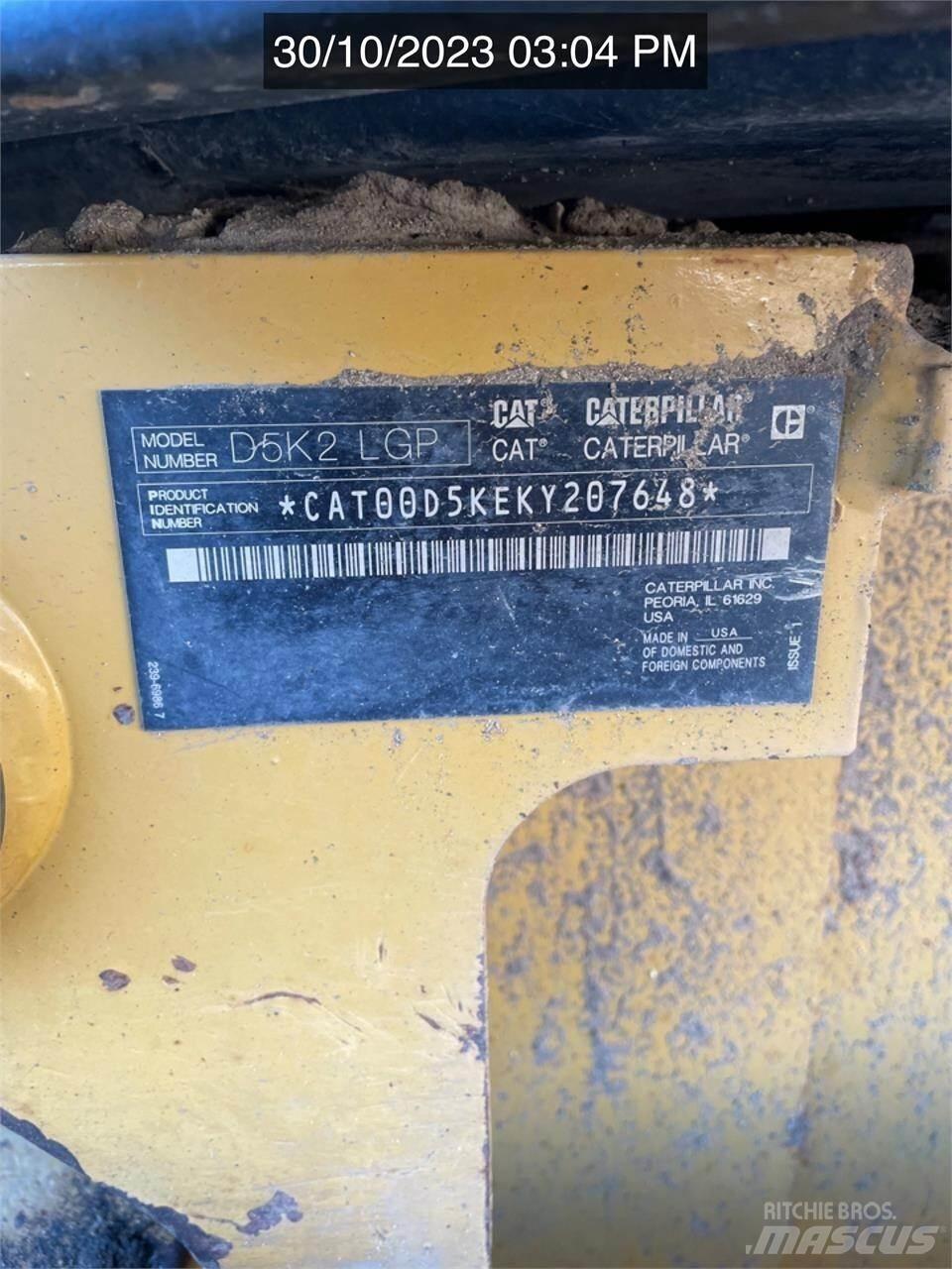 CAT D5K2 LGP Vikšriniai buldozeriai