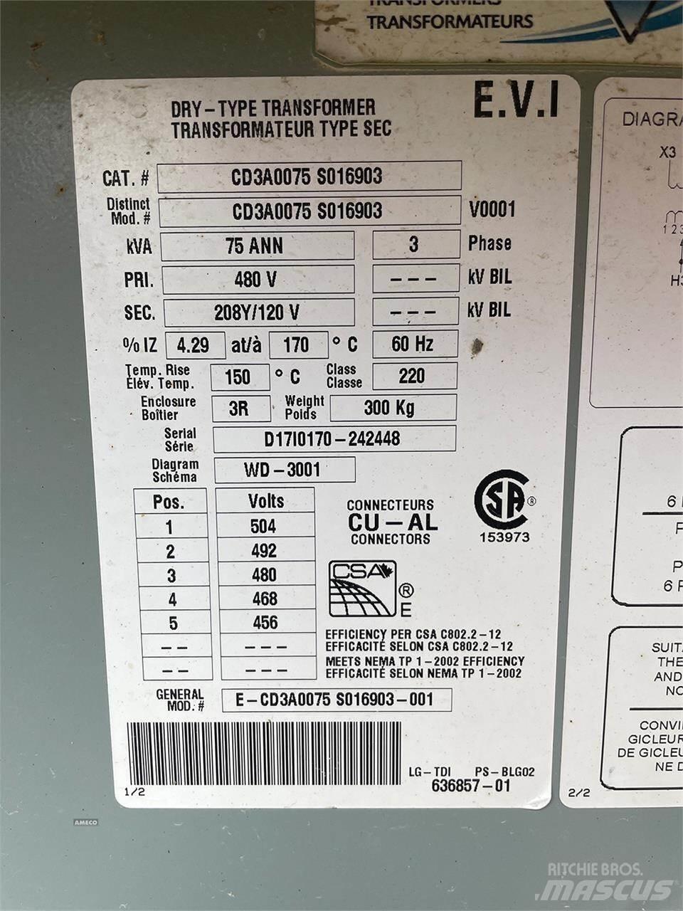 Delta 75 KVA Kiti generatoriai