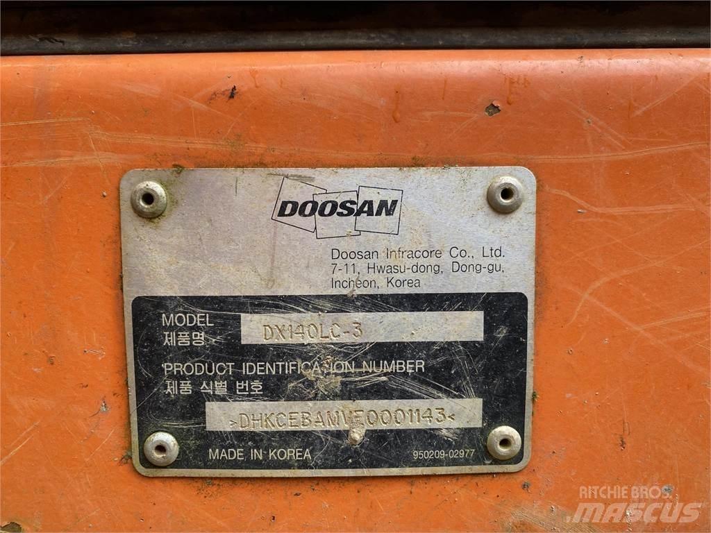 Doosan DX140 LC-3 Vikšriniai ekskavatoriai