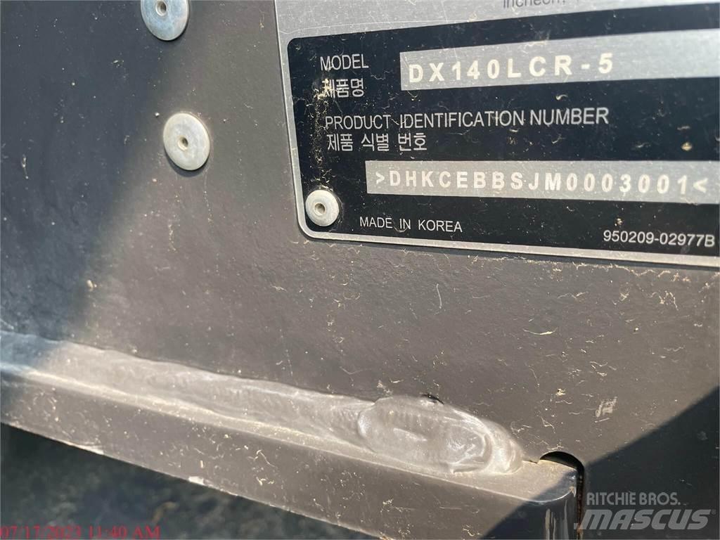 Doosan DX140 LC-5 Vikšriniai ekskavatoriai