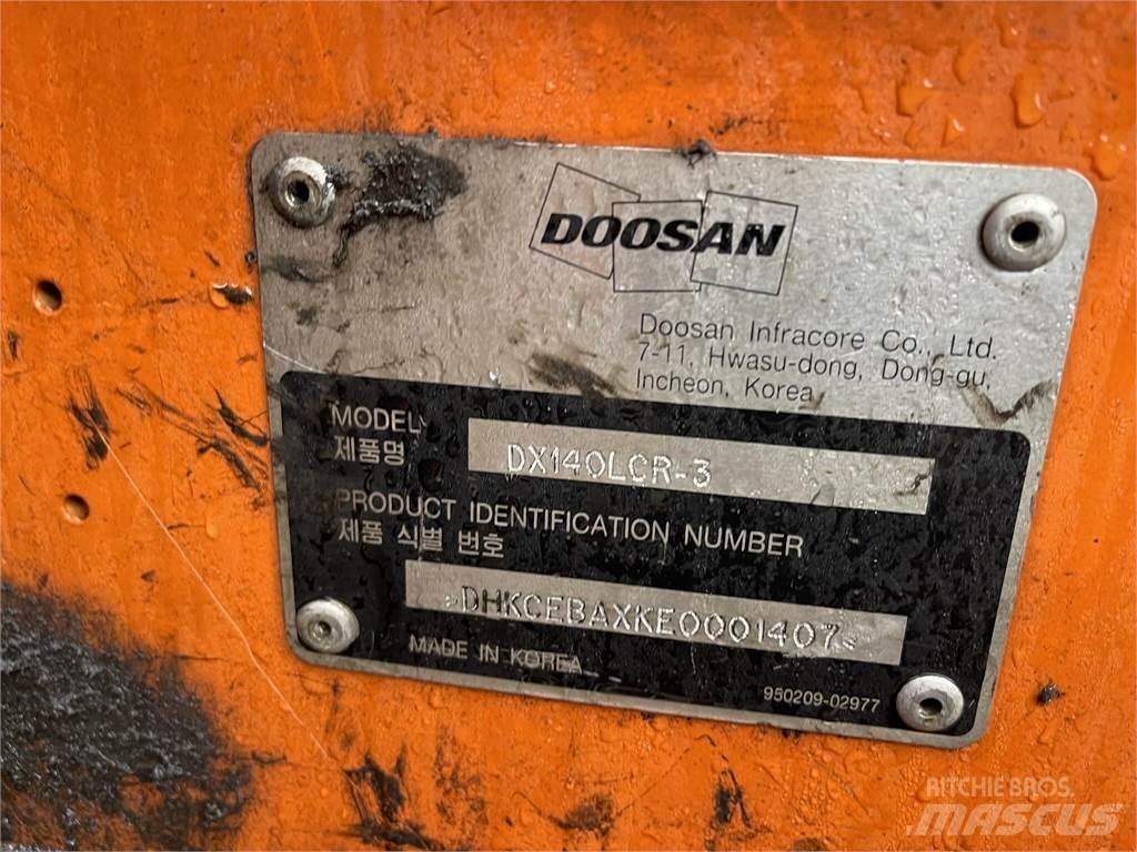 Doosan DX140 LCR-3 Vikšriniai ekskavatoriai