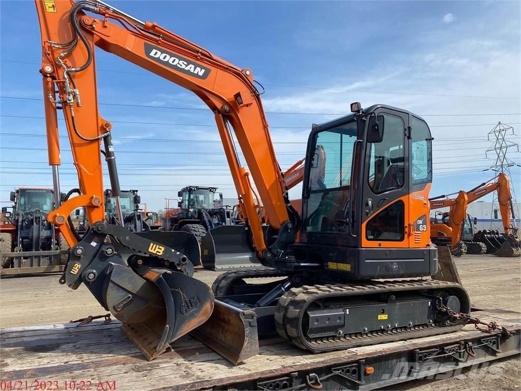 Doosan DX63-3 Vikšriniai ekskavatoriai