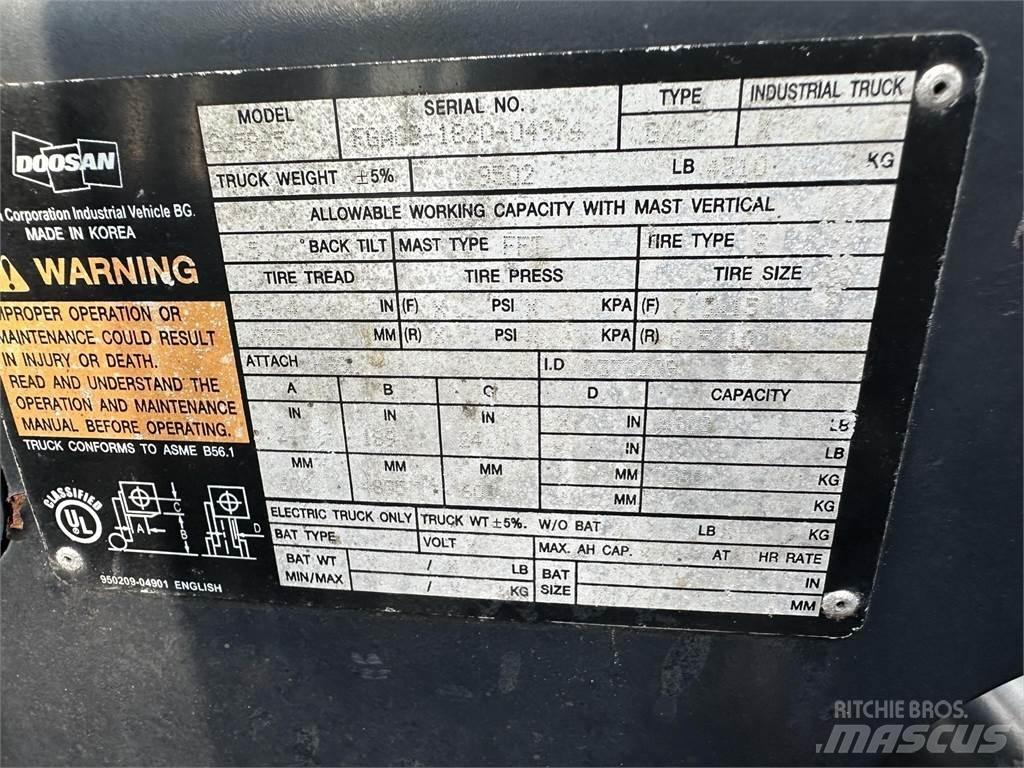 Doosan G25P-5 Šakiniai krautuvai - Kita