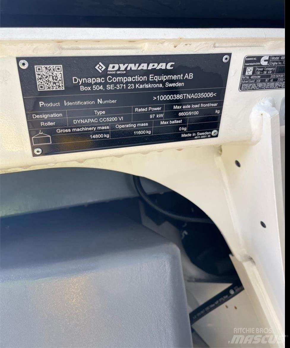 Dynapac CC5200 VI Porinių būgnų volai