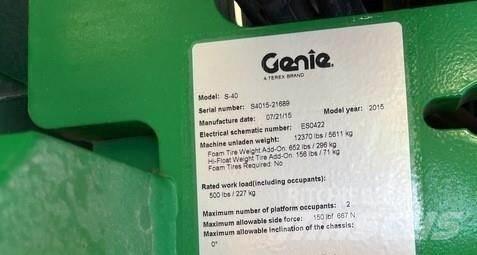 Genie S40 Teleskopiniai keltuvai