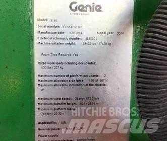 Genie S85 Teleskopiniai keltuvai
