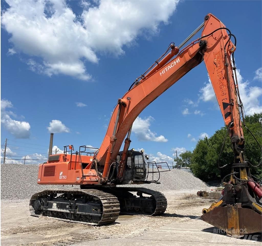 Hitachi EX750-5 Vikšriniai ekskavatoriai