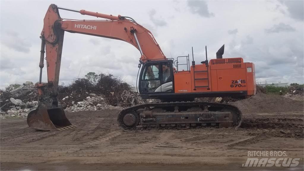 Hitachi ZX670 LC-5B Vikšriniai ekskavatoriai
