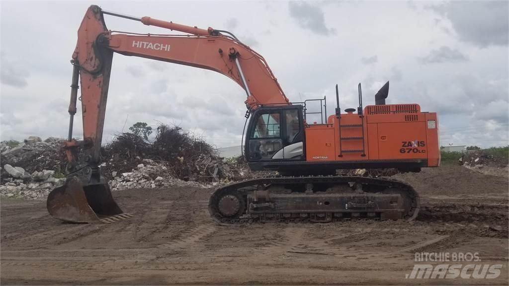Hitachi ZX670 LC-5B Vikšriniai ekskavatoriai