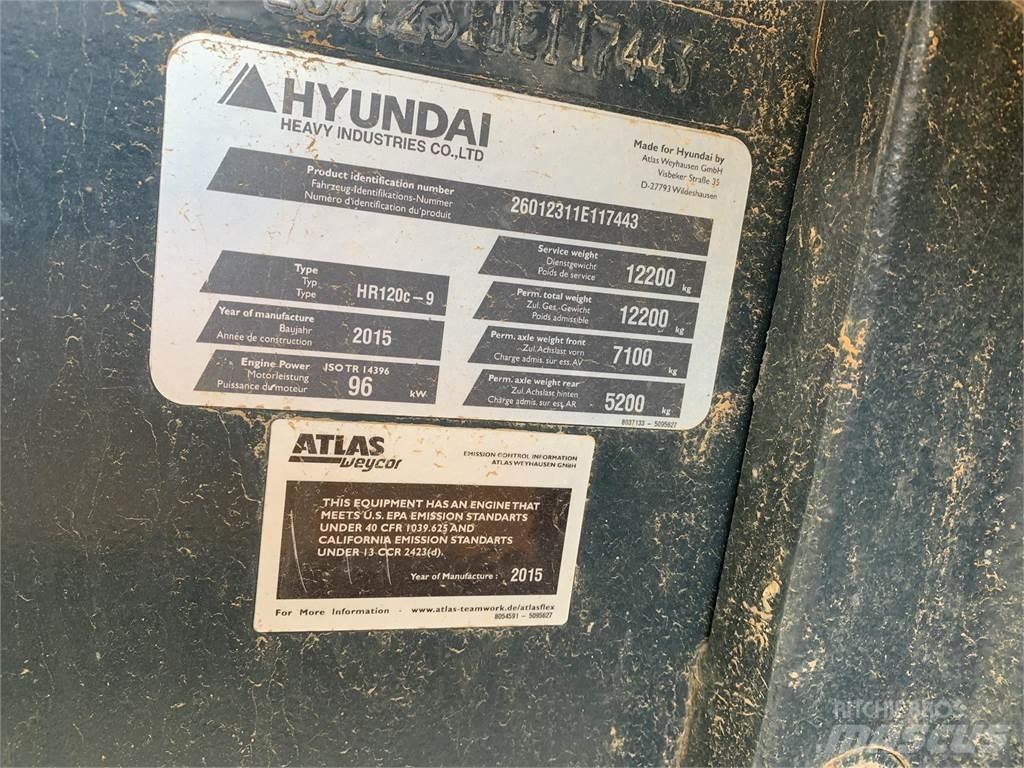 Hyundai HR120C-9 Porinių būgnų volai