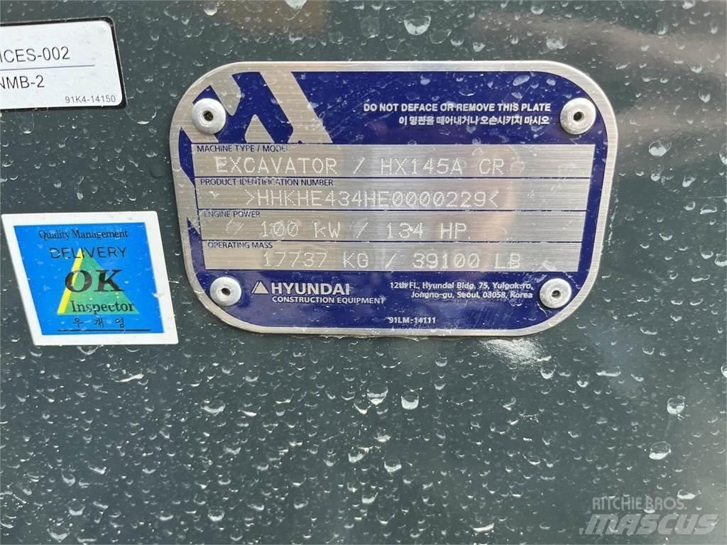 Hyundai HX145A LCR Vikšriniai ekskavatoriai