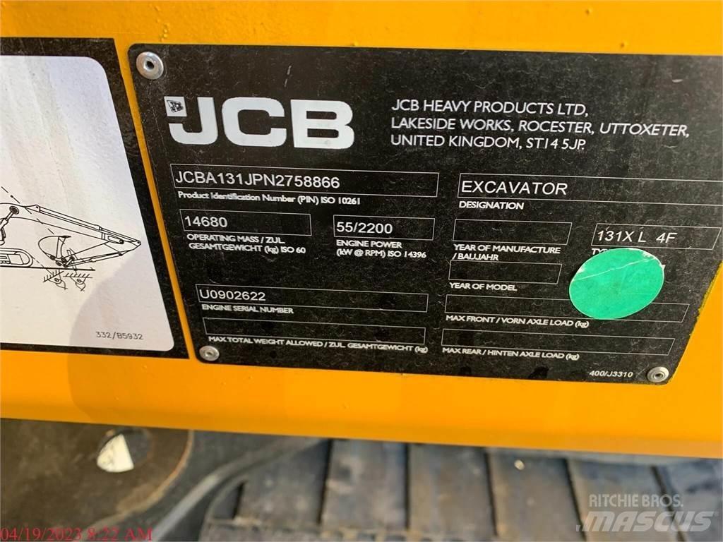 JCB 131X LC Vikšriniai ekskavatoriai