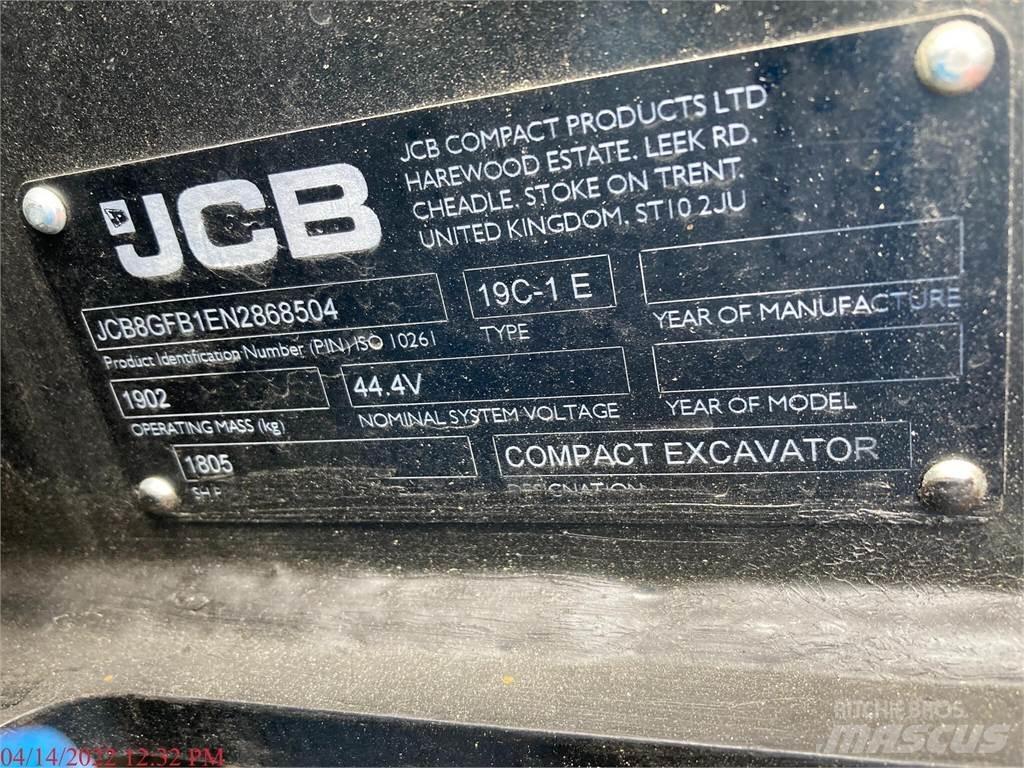 JCB 19C-1E Mini ekskavatoriai < 7 t