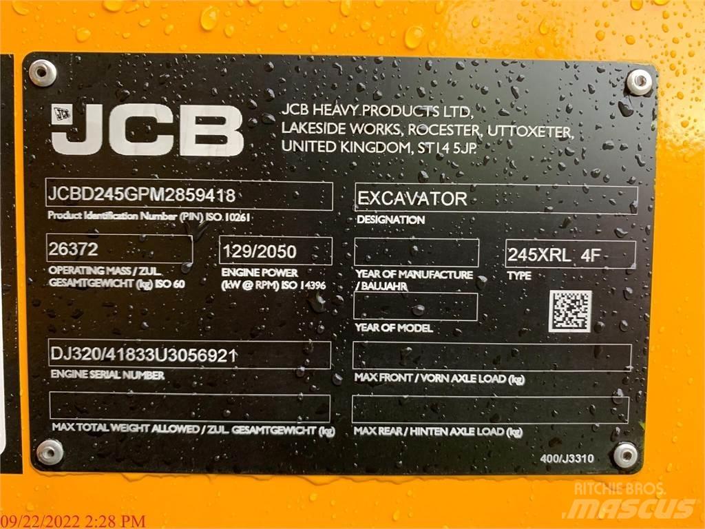 JCB 245XR Vikšriniai ekskavatoriai
