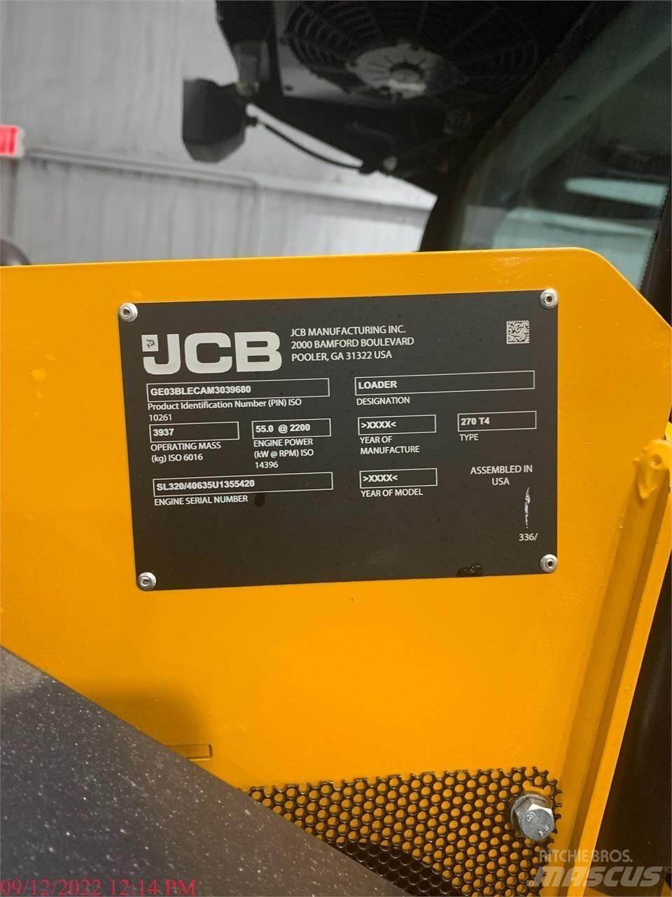 JCB 270 Krautuvai su šoniniu pasukimu
