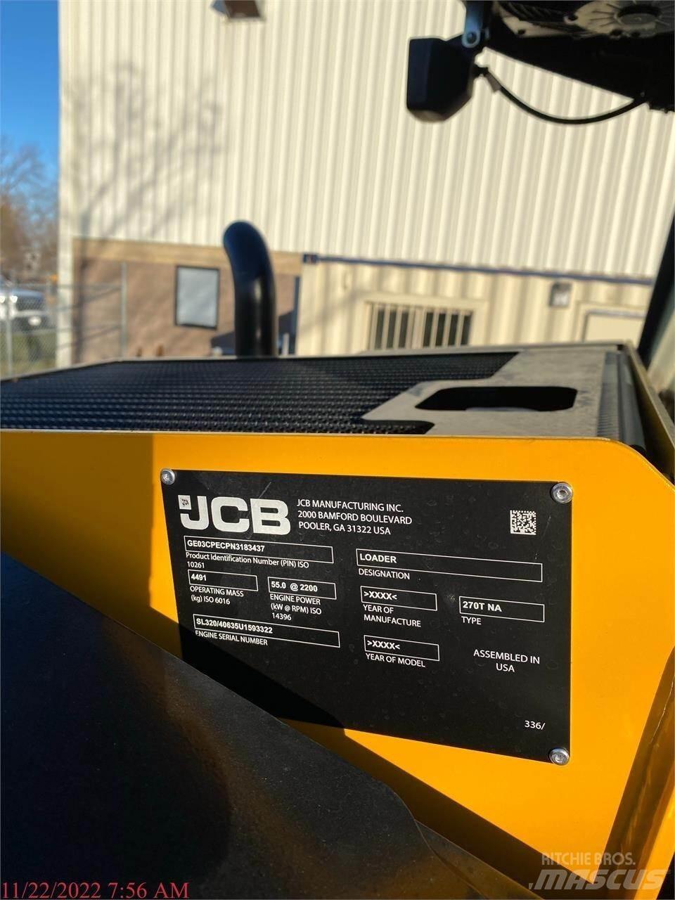 JCB 270T Krautuvai su šoniniu pasukimu