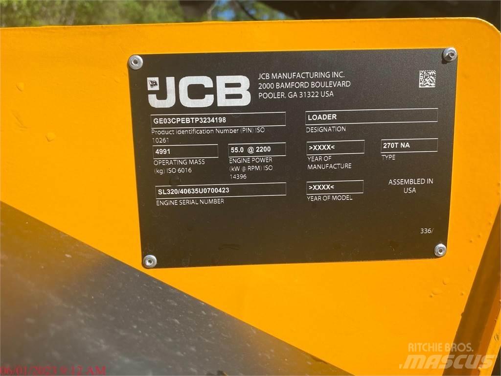 JCB 270T Krautuvai su šoniniu pasukimu
