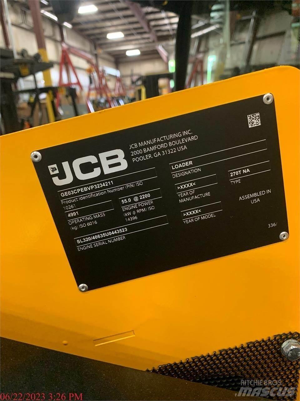 JCB 270T Krautuvai su šoniniu pasukimu