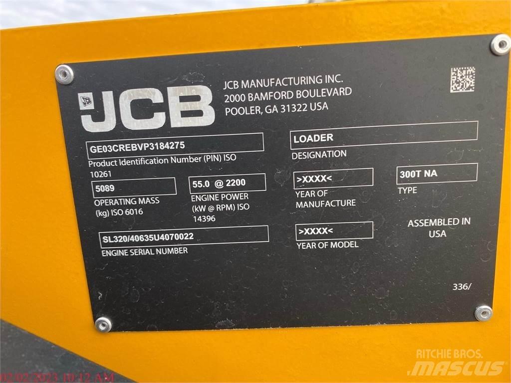 JCB 300T Krautuvai su šoniniu pasukimu