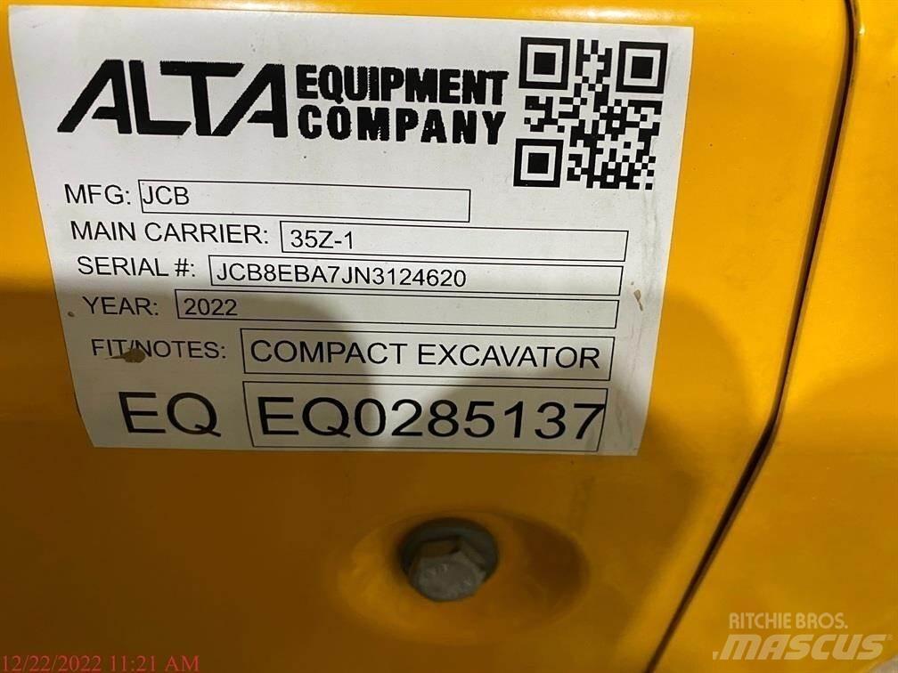 JCB 35Z-1 Mini ekskavatoriai < 7 t