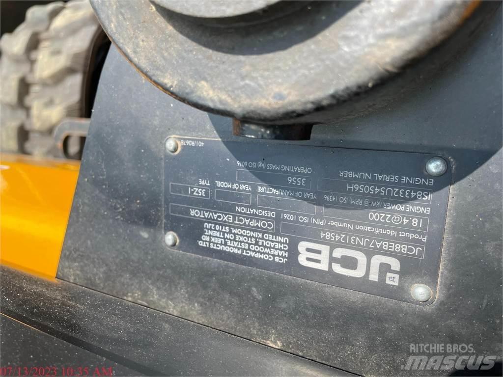JCB 35Z-1 Mini ekskavatoriai < 7 t