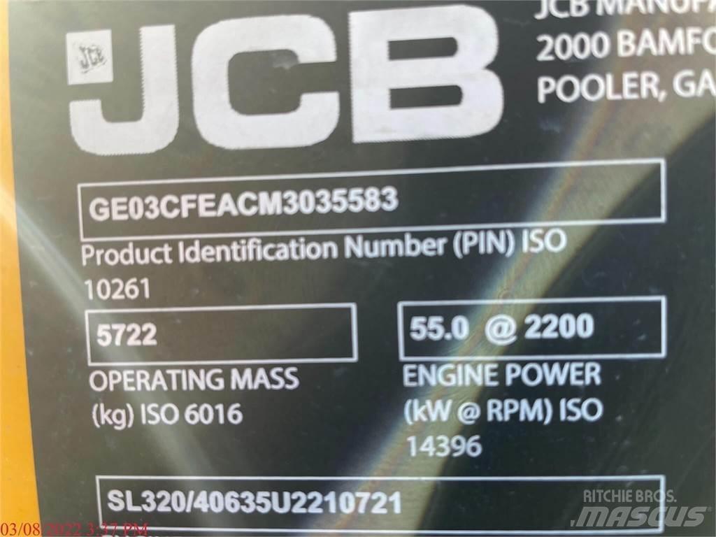 JCB 3TS-8T Krautuvai su šoniniu pasukimu