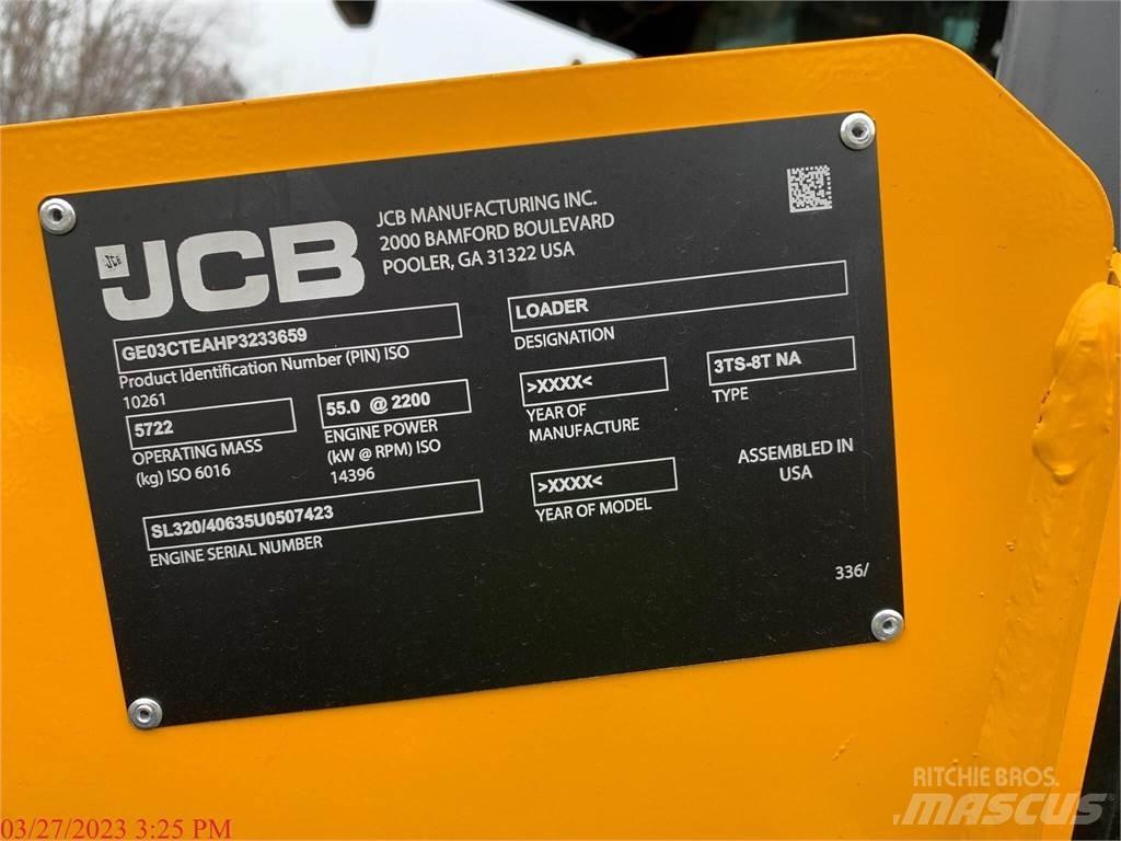 JCB 3TS-8T Krautuvai su šoniniu pasukimu
