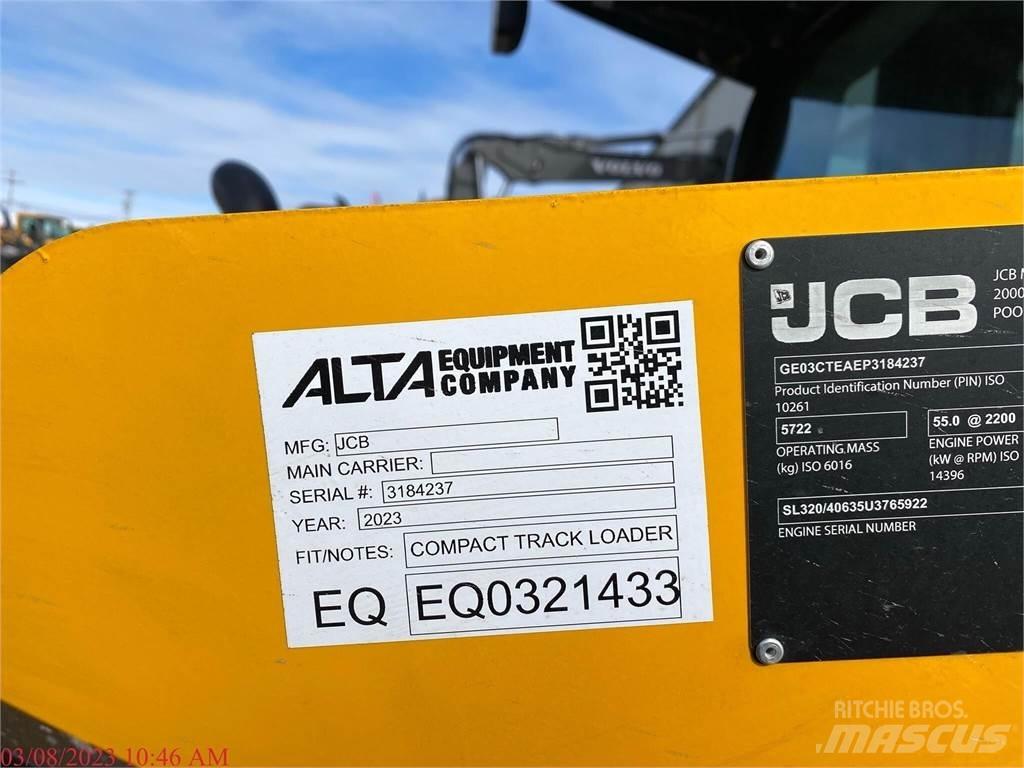 JCB 3TS-8T Krautuvai su šoniniu pasukimu