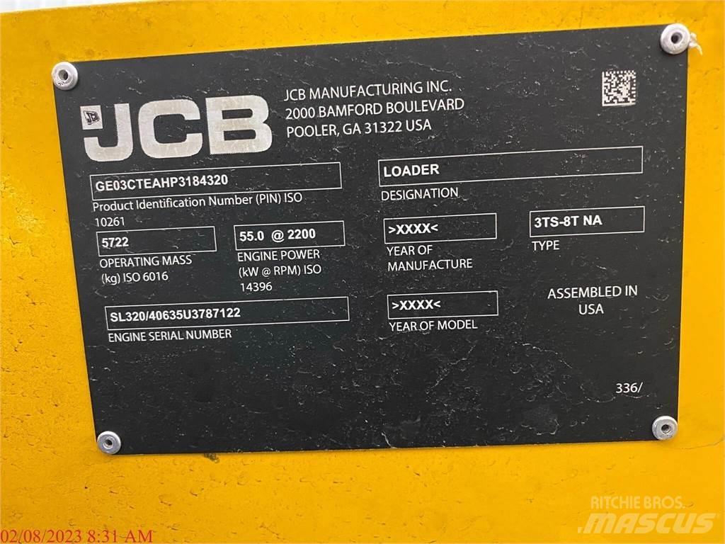 JCB 3TS-8T Krautuvai su šoniniu pasukimu