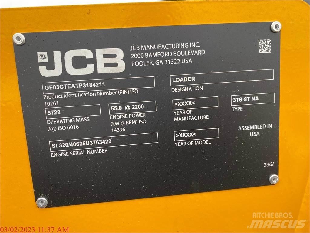 JCB 3TS-8T Krautuvai su šoniniu pasukimu