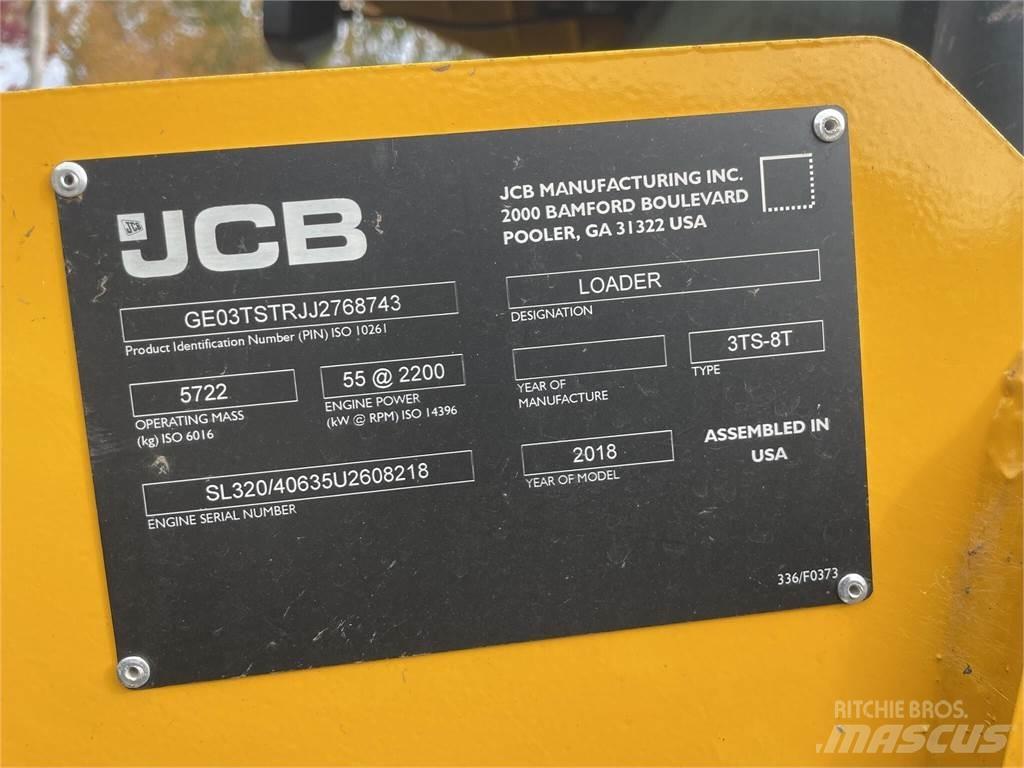 JCB 3TS-8T Krautuvai su šoniniu pasukimu