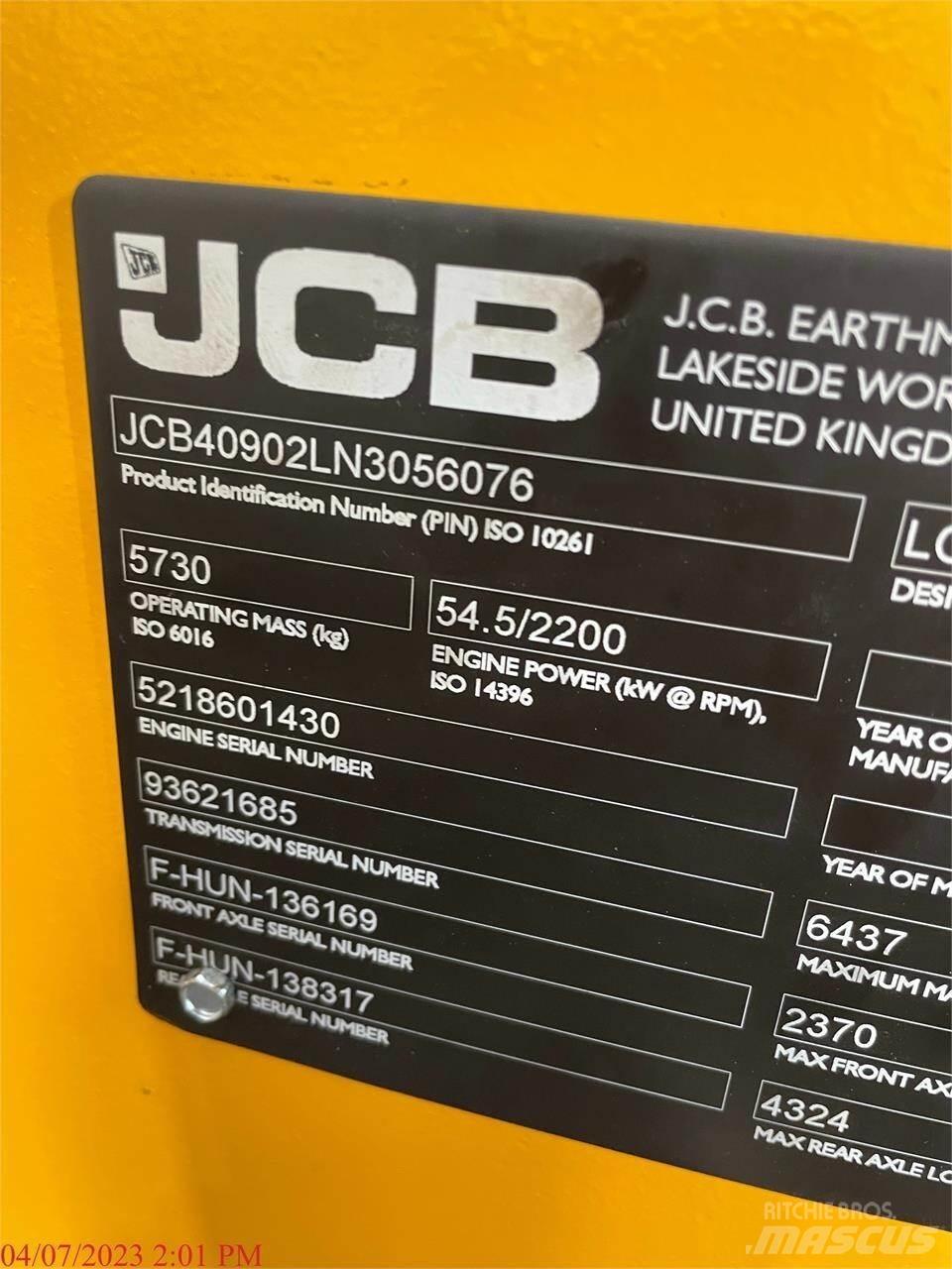 JCB 409 Naudoti ratiniai krautuvai
