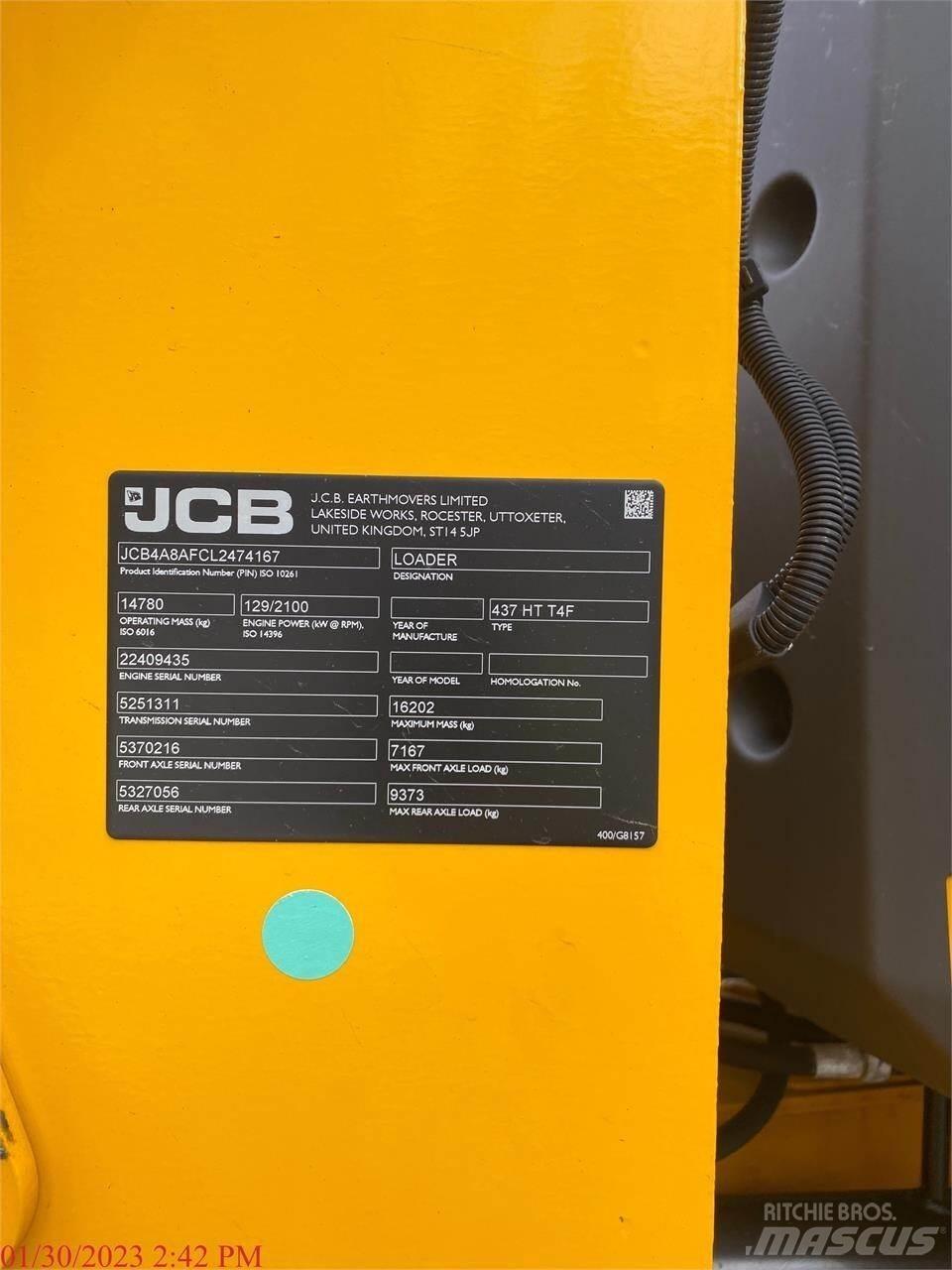 JCB 437HT Naudoti ratiniai krautuvai