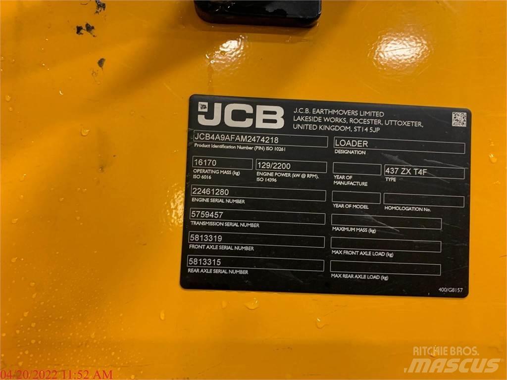 JCB 437ZX Naudoti ratiniai krautuvai