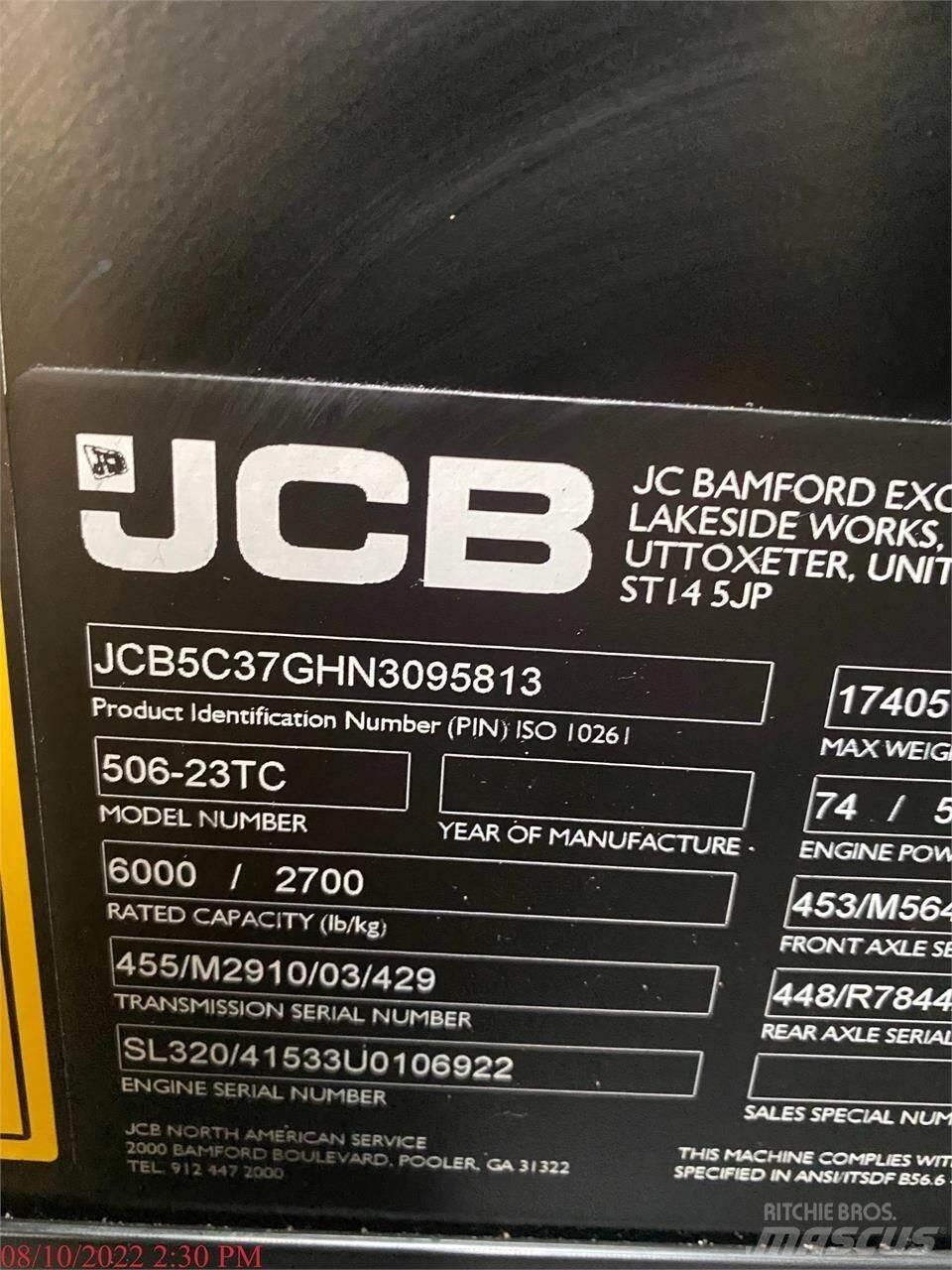 JCB 506-23TC Teleskopiniai krautuvai