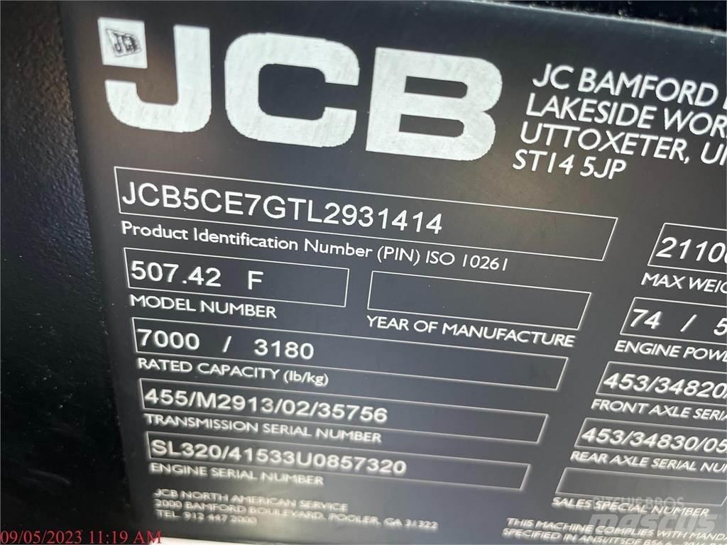 JCB 507-42 Teleskopiniai krautuvai