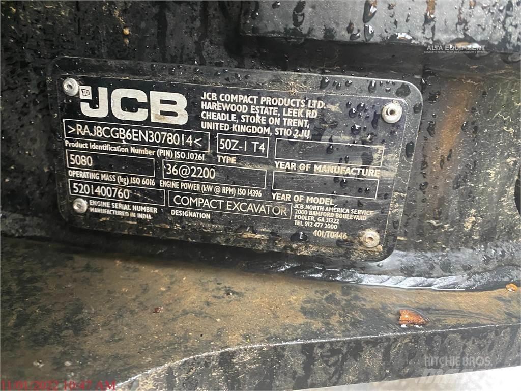JCB 50Z-1 Mini ekskavatoriai < 7 t