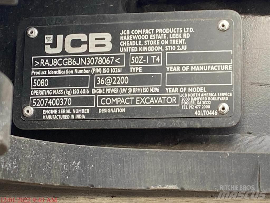 JCB 50Z-1 Mini ekskavatoriai < 7 t
