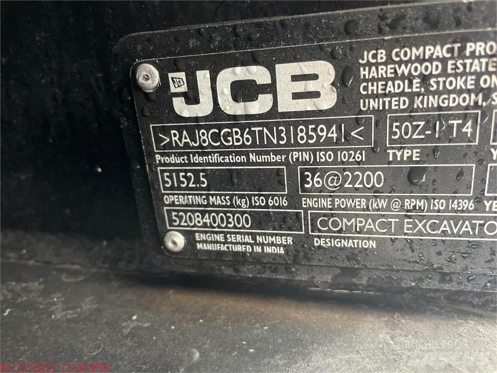 JCB 50Z-1 Mini ekskavatoriai < 7 t