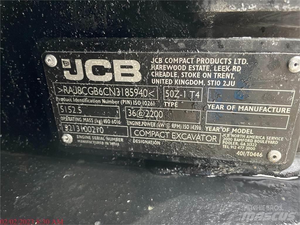 JCB 50Z-1 Mini ekskavatoriai < 7 t