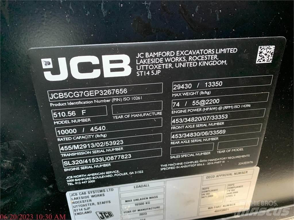JCB 510-56 Teleskopiniai krautuvai