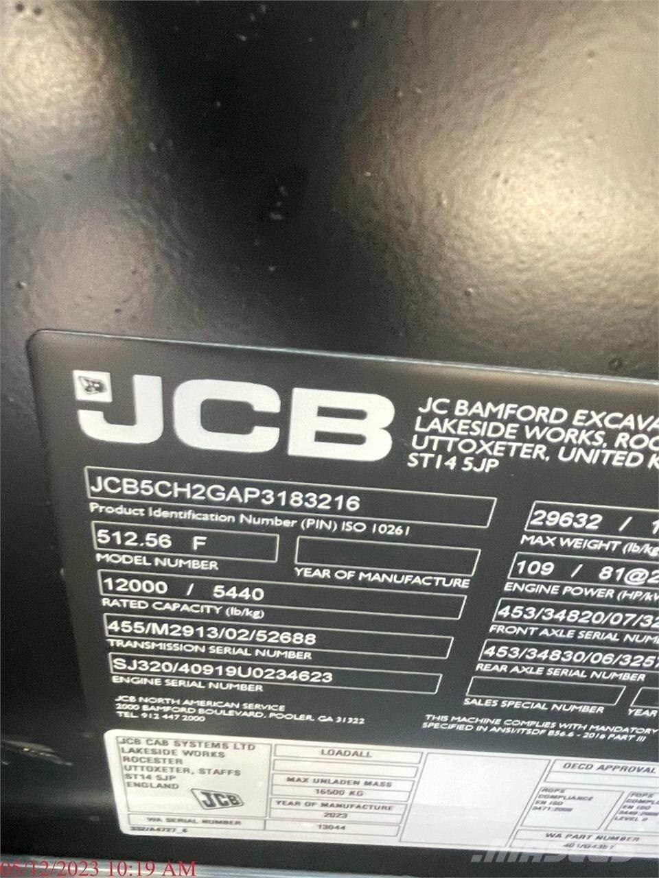 JCB 512-56 Teleskopiniai krautuvai