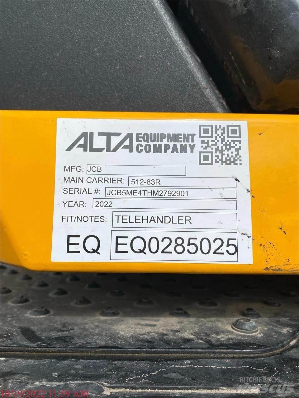 JCB 512-83R Teleskopiniai krautuvai