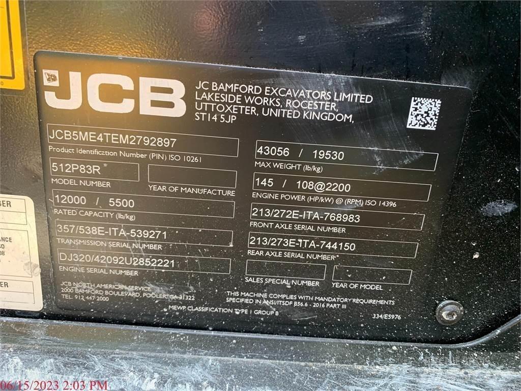 JCB 512-83R Teleskopiniai krautuvai