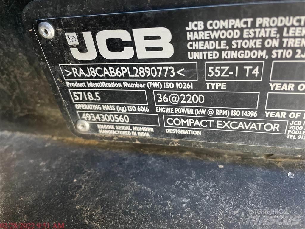 JCB 55Z-1 Mini ekskavatoriai < 7 t