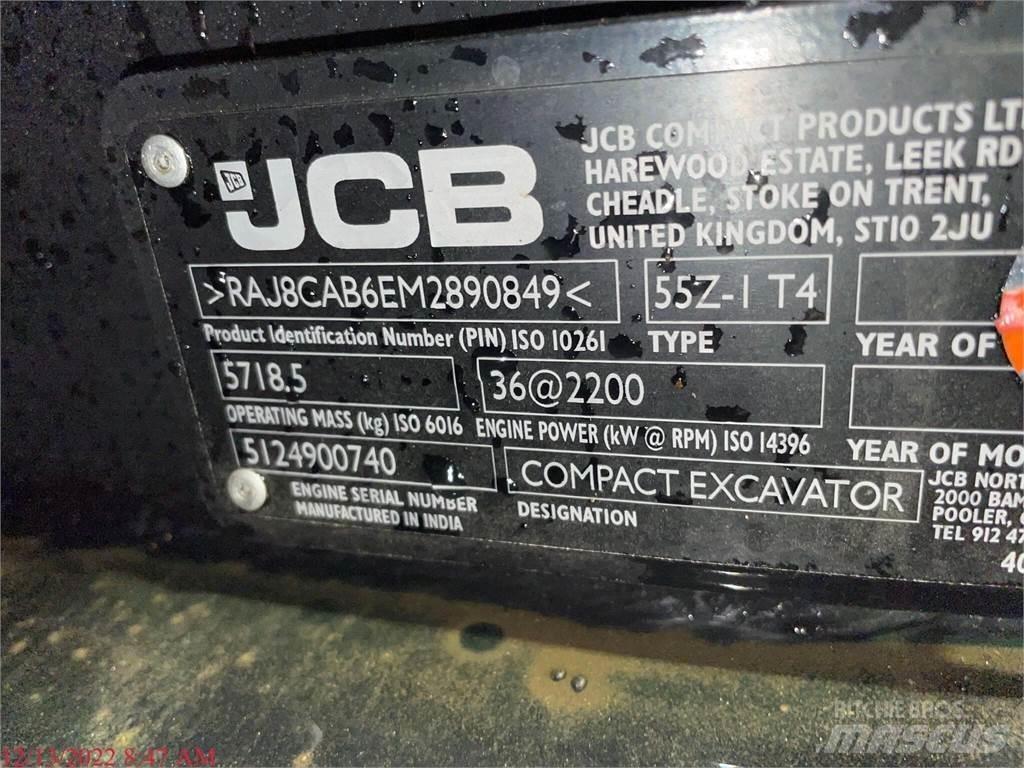 JCB 55Z-1 Mini ekskavatoriai < 7 t
