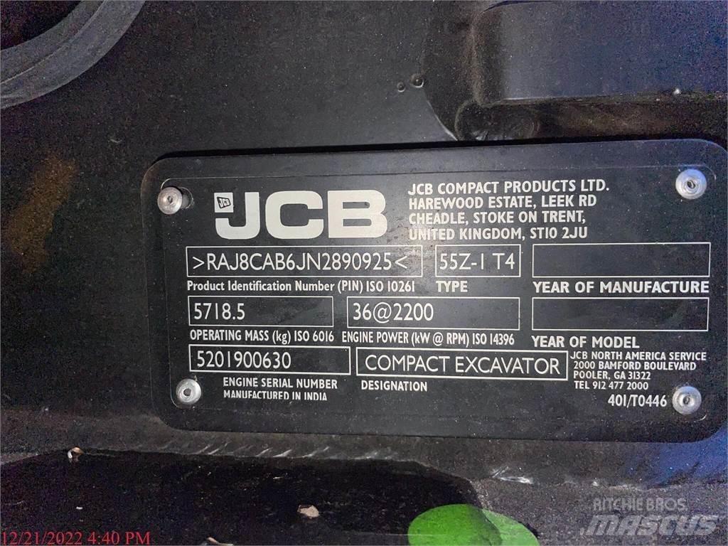 JCB 55Z-1 Mini ekskavatoriai < 7 t