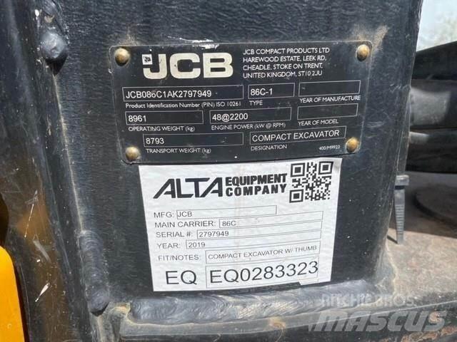 JCB 86C-1 Vikšriniai ekskavatoriai