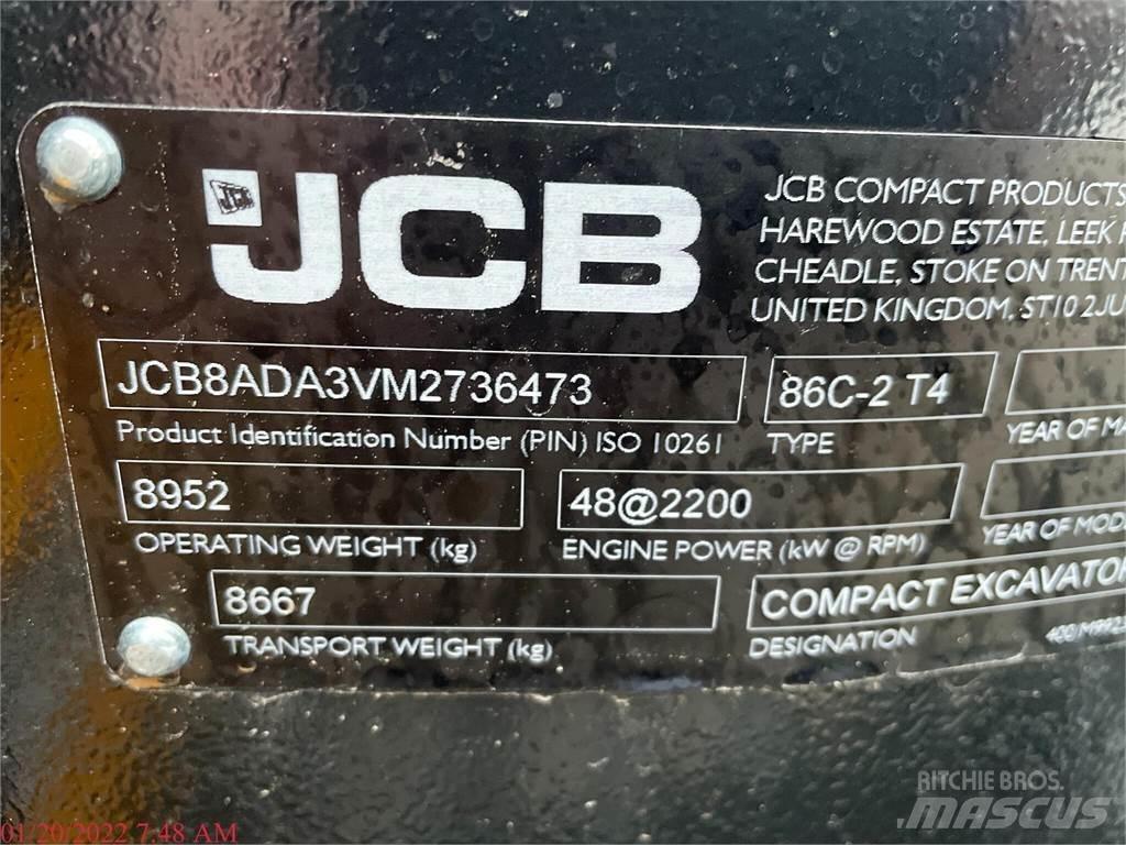 JCB 86C-2 Vikšriniai ekskavatoriai