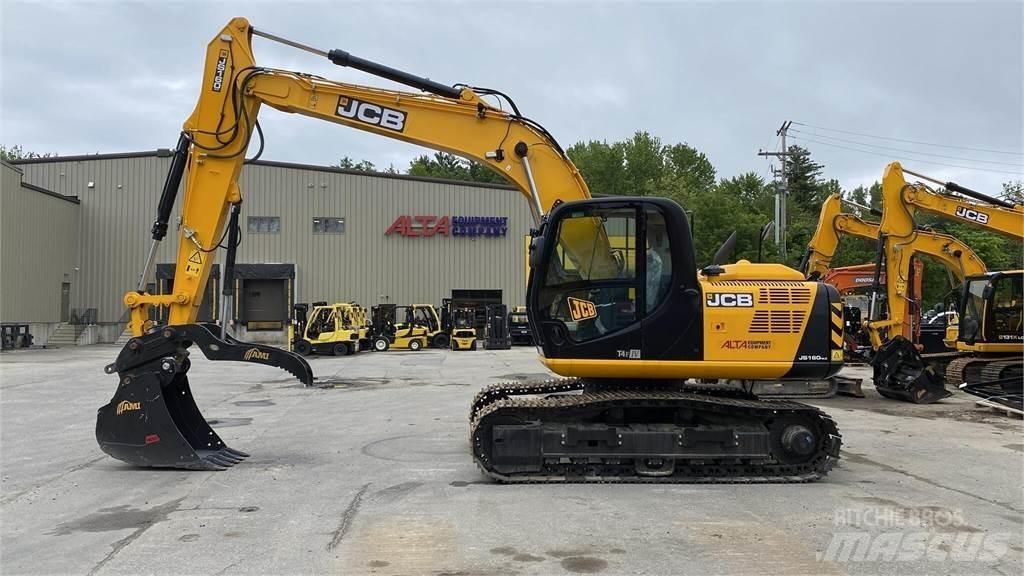 JCB JS160 Vikšriniai ekskavatoriai
